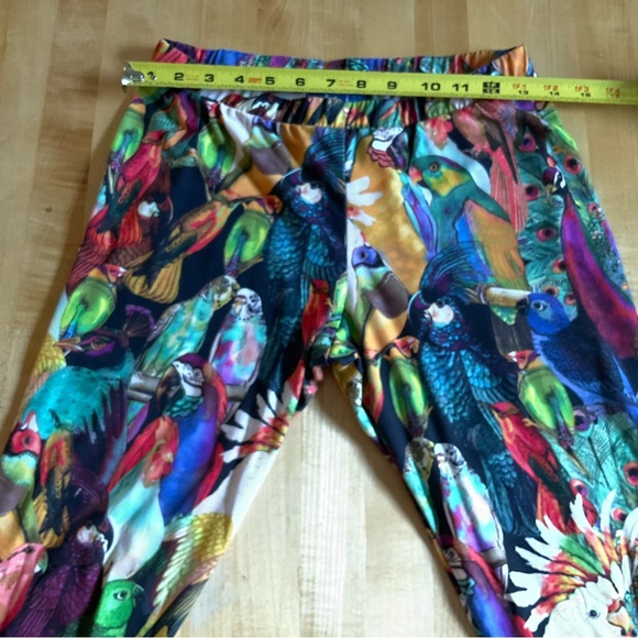 Adidas Originals Trefoil Track Suit Tropical Bird Print Jacket Pants Small OG - Picture 10 of 16